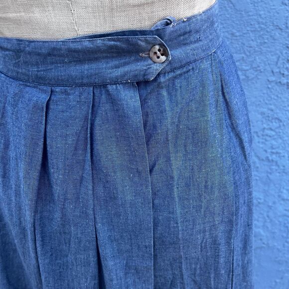 70s Embroidered Western Skirt by John Henry Size 4 pleated midi - Picture 4 of 9